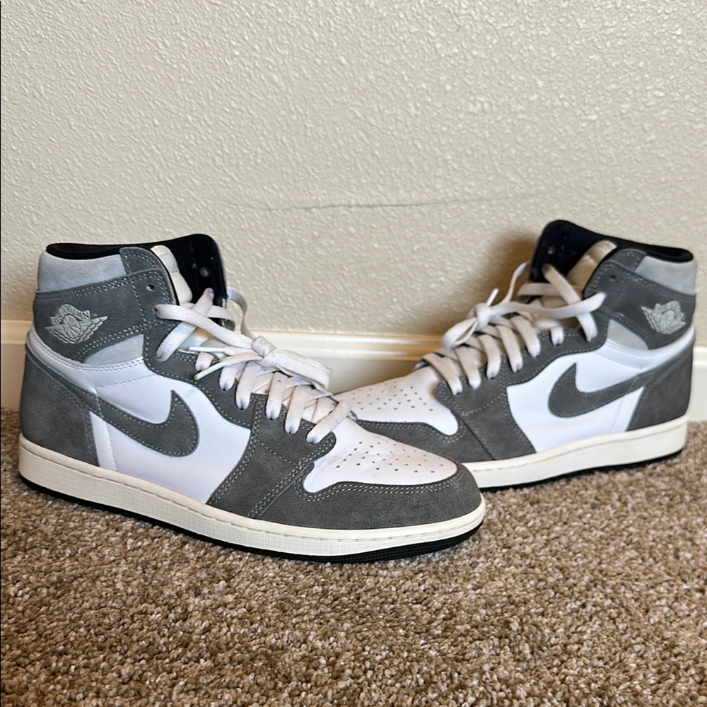 Washed Black Jordan 1 lightly used